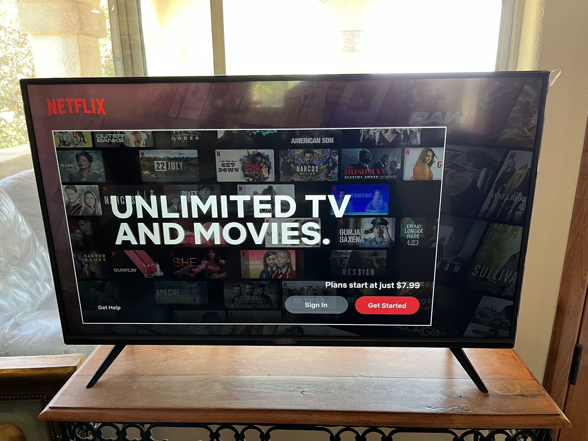 New Vizio 40” Smart Tv