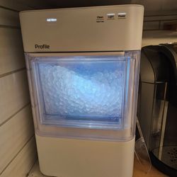 white nugget ice maker countertop portable