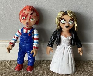 Handmade Chucky Doll & Bride of Chucky Tiffany Collectible Miniature
