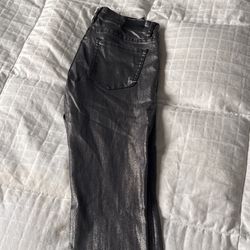 Bebe Holiday Sparkle Stretchy Pants Size 28