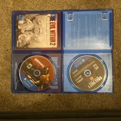 Call Of Duty 4 And Wolfenstein 2 For PS4