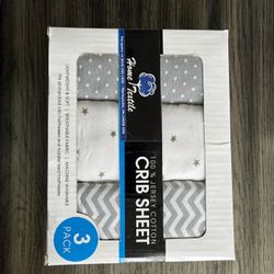 Baby Crib Fitted Sheet 100% Cotton 