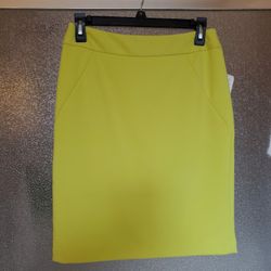 Lime green skirt