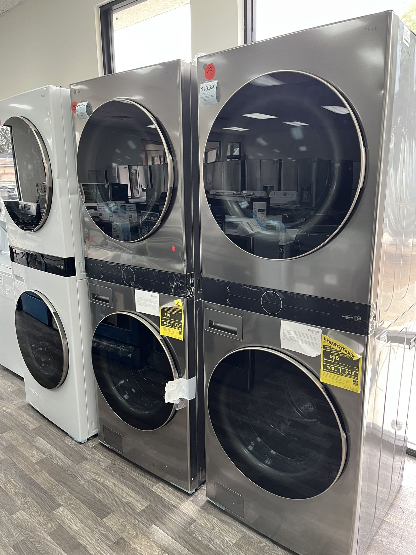LG WashTowers Starting At Just $1249, Open Box, Fully Tested, One Year Warranty