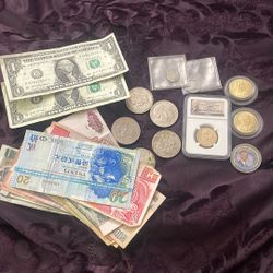 Money And Coin Collection 