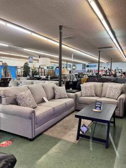  🚛Hot Deal 🚛Brand New 2pc Name Brand Sofa and Loveseat Couch $1199, Finance available, Delivery available