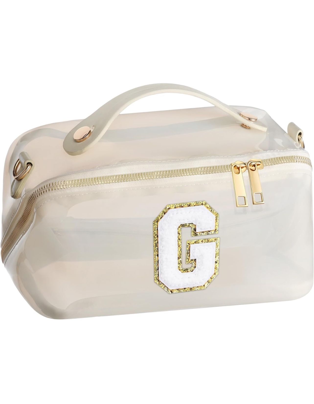 Brandnew Personalized Clear Bag for Stadium Event - Monogrammed Clear Bag Personalized Makeup Cosmetic Bag Travel Toiletry Bag for Women Birthday Gift