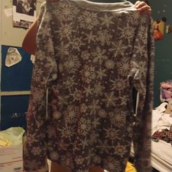 Gray Blouse Size Medium