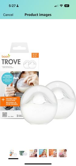 Boon Trove Silicone Manual Breast And Milk Collector