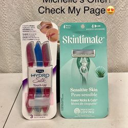 Schick Hydro Silk Touch Up/ Schick Skintimate  Razor set