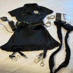 Police Uniform / New Net Tights Never Worn 