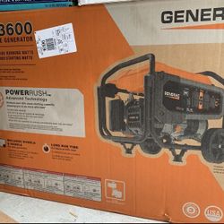 NEW Generac Portable Generator GP3600