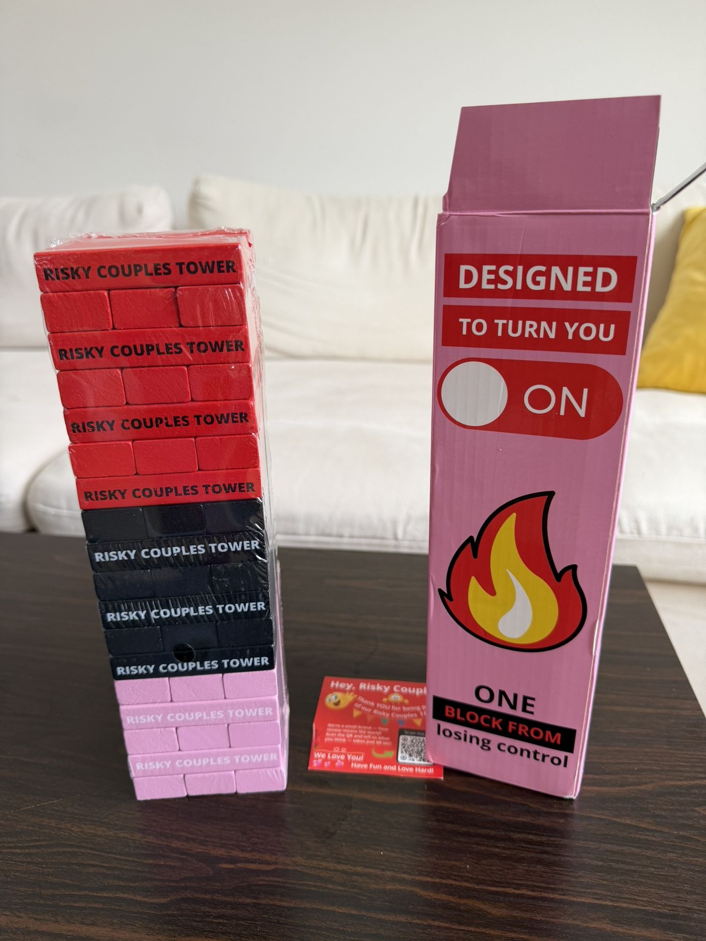 Risky Couples Tower Game