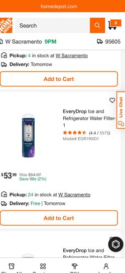 Refrigerator Ice & Water Filter 