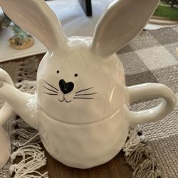 Strawberry Street Bunny Teapot