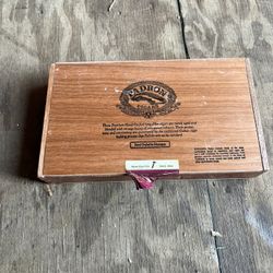 Empty Padrón Cigar box