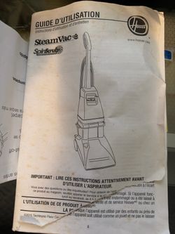 Hoover steam cleaner