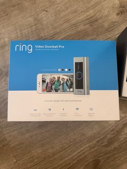 Ring Video Doorbell Pro – Wired – Original Box & Accessories – Like New