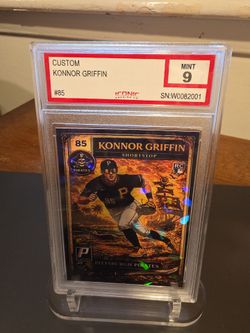 Konnor Griffin Custom RC Baseball Card Graded Mint 9