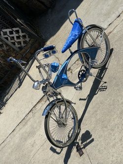LowRider bike 20” blue marble paint