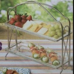 Princess House Appetizer Or Dessert Stand