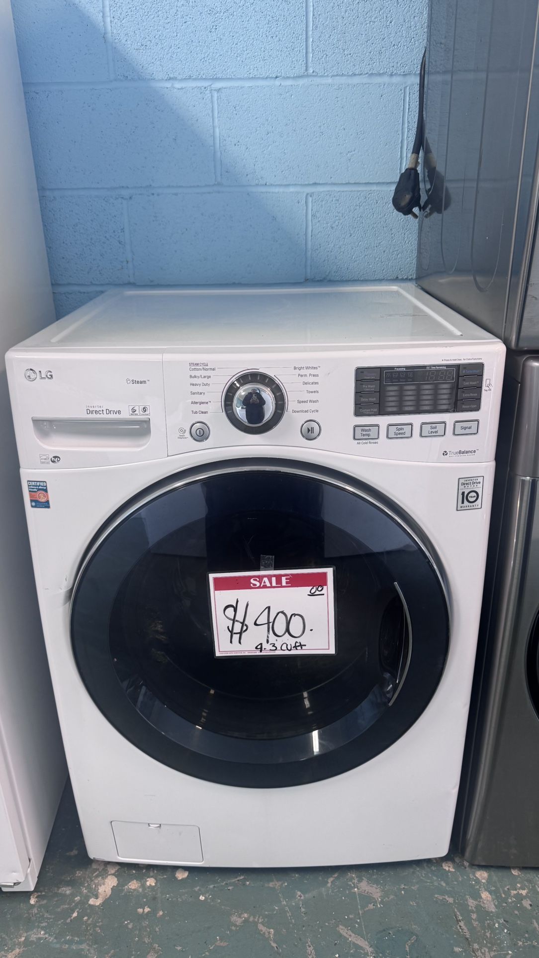LG Front Load Washer 20% Off