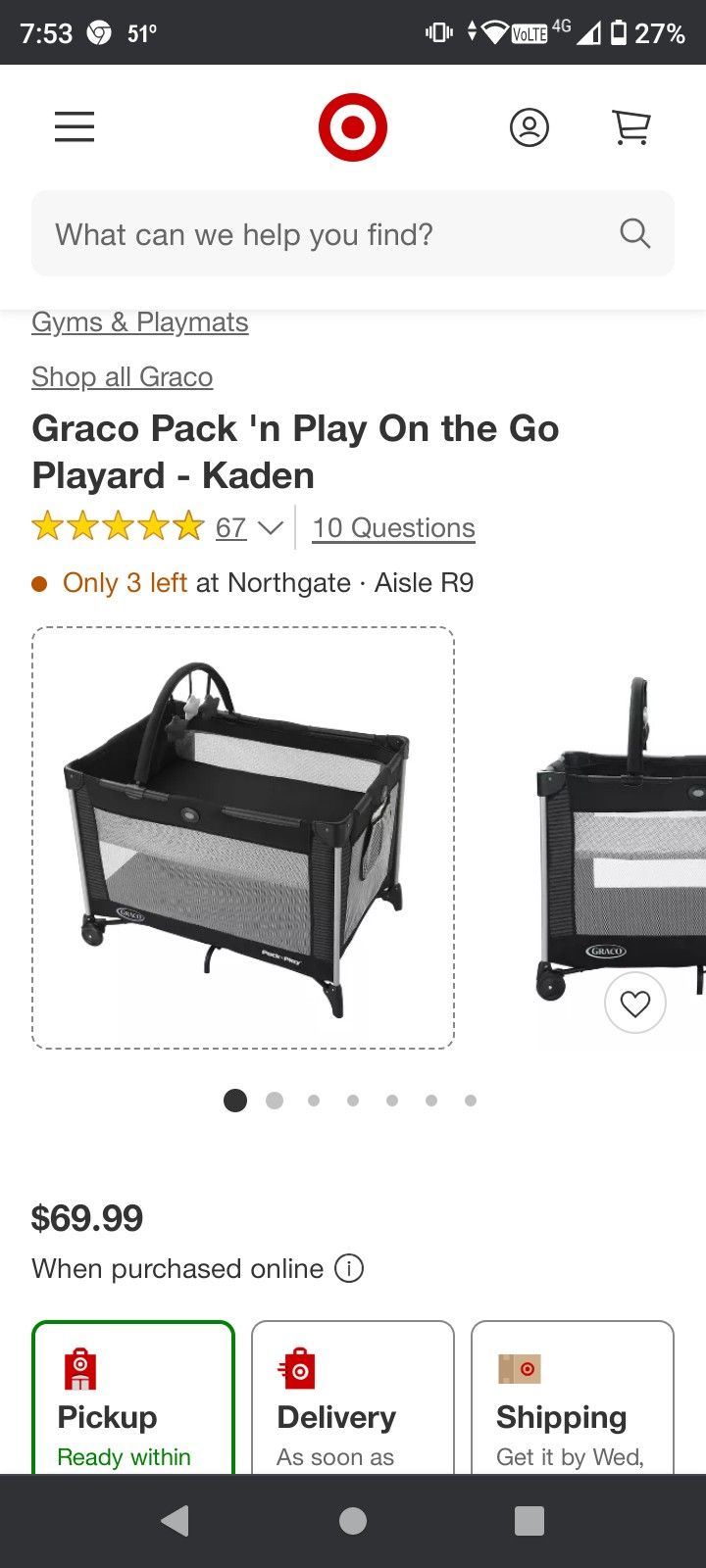 Graco Pac N Play Pen