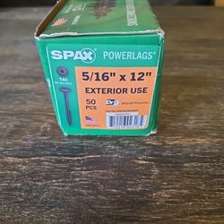 Spax Powerlags 5/16"x 6" Exterior Washer Head Structural Wood Lag Screws