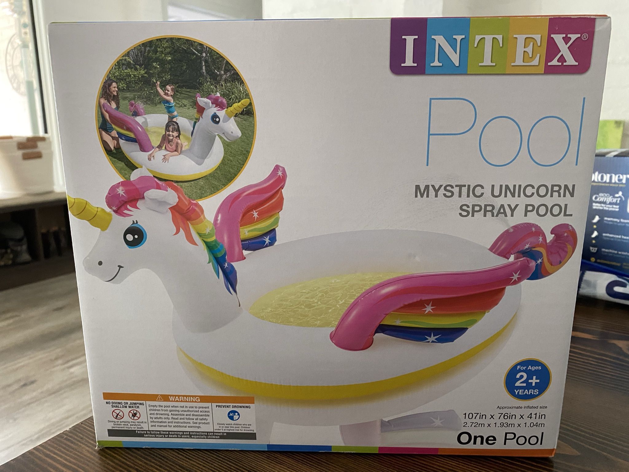 Large Unicorn Spray Pool BRAND NEW