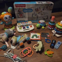 All Baby Toys And Baby/toddler Chair Bundle 