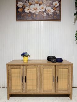 Buffet table, coffee bar station, sideboard, accent cabinet, entryway cabinet