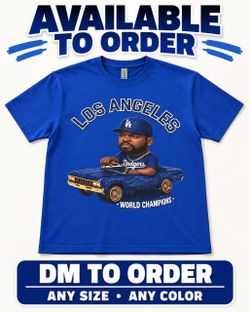 Ali, ice cube, T-shirt and color and size