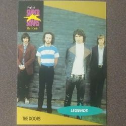 1991 Pro Set The Doors Group #9 Rock Band Music Legends Card Musicards Superstars Vintage Collectible ProSet