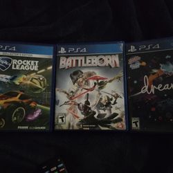 Rocket League,  Battleborn, Dreams