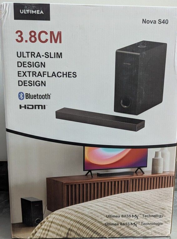 Nova S40 2.1 Ultra-Slim Soundbar