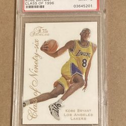 Kobe Bryant 1996-97 Flair Class of ‘96 PSA 9 MINT graded rookie card