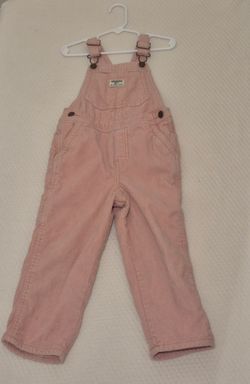 Girls Pink Overalls