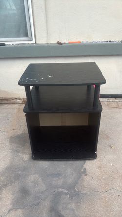 Black night stand