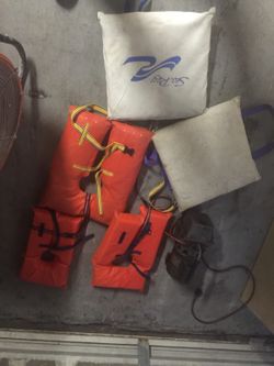 Life jackets and floatys