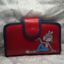 Warner Brothers Vintage Lola Bunny Wallet Wristlet Red