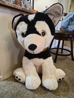 Giant plush dog