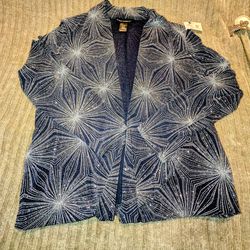 Cachet bedazzled bling blazer