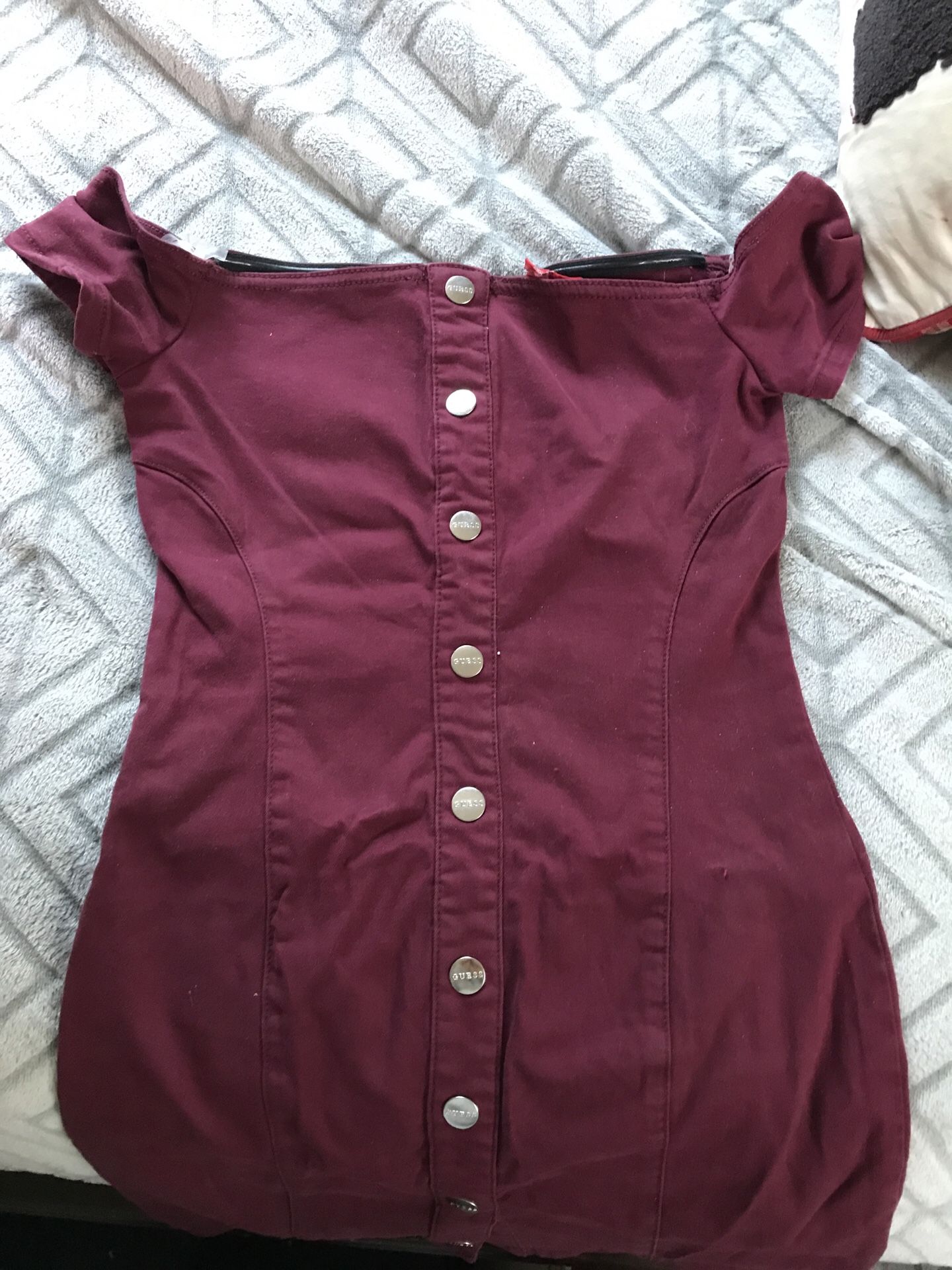 GUESS off the shoulder dress
