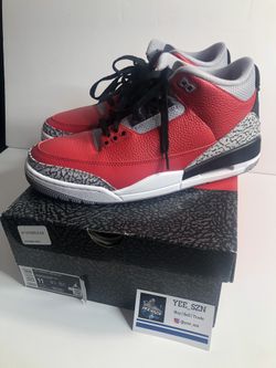 Nike air Jordan 3 red cement size 11 lightly used