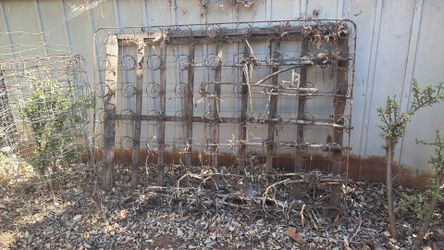 Antique wood spring box mattress