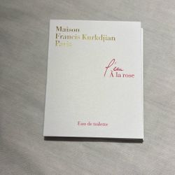 A La Rose Perfume Sample 