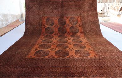 Vintage 1940’s Afghan Rug, 8x11