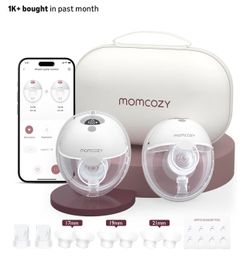 Momcozy M5 Smart APP Controlled Wearable Breast Pump, Hands-Free Wireless Electric Pump