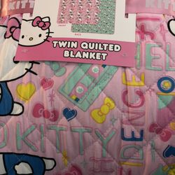 Hello Kitty Quilt Blanket Twin
