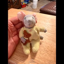 Vintage 1989 Good Night Sweet Mouse Cyndy Szekeres 6" Stuffed Plush